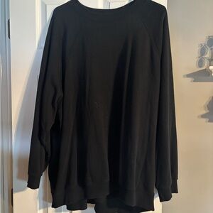 Black Oversized Sweatshirt